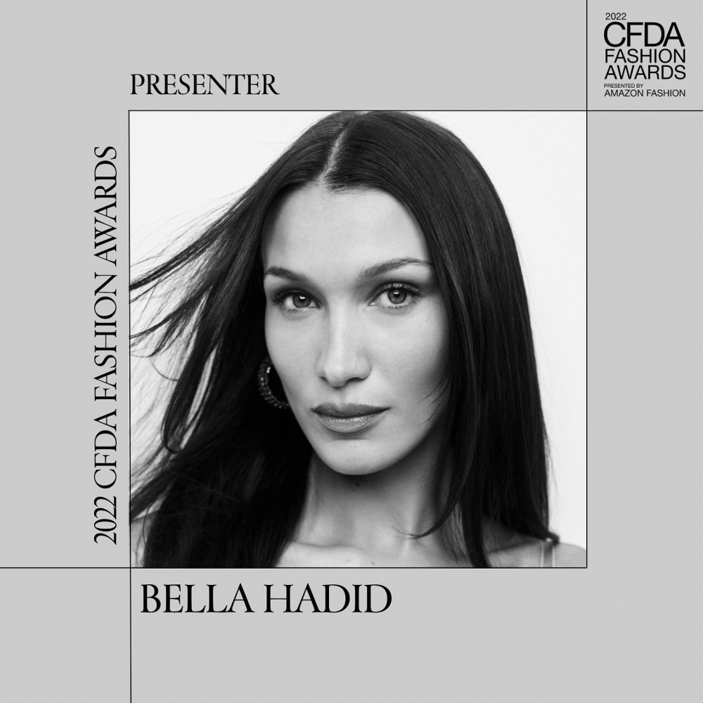 Bella Hadid將擔任獎項頒獎人