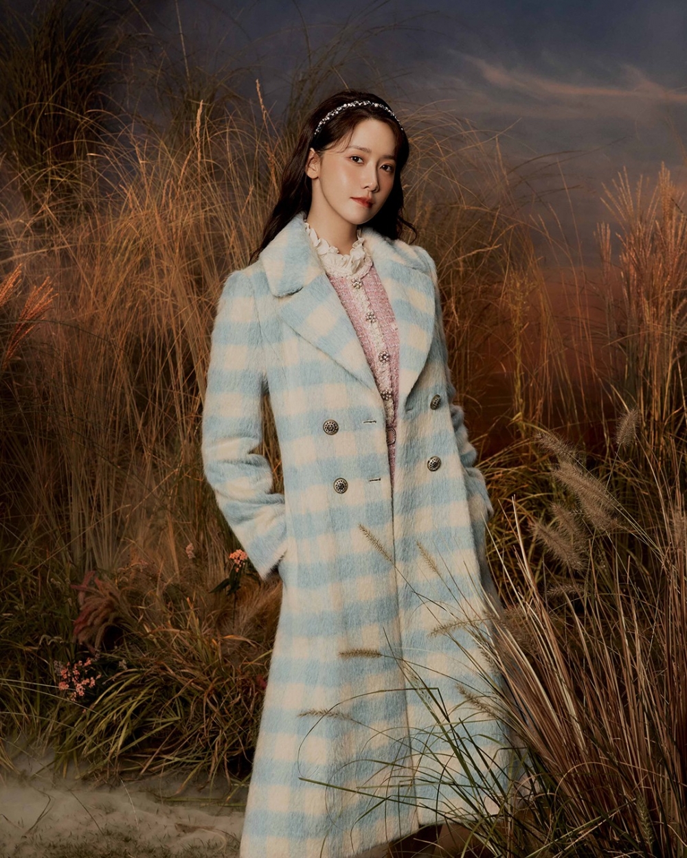 冬天亦能甜美動人又清新。