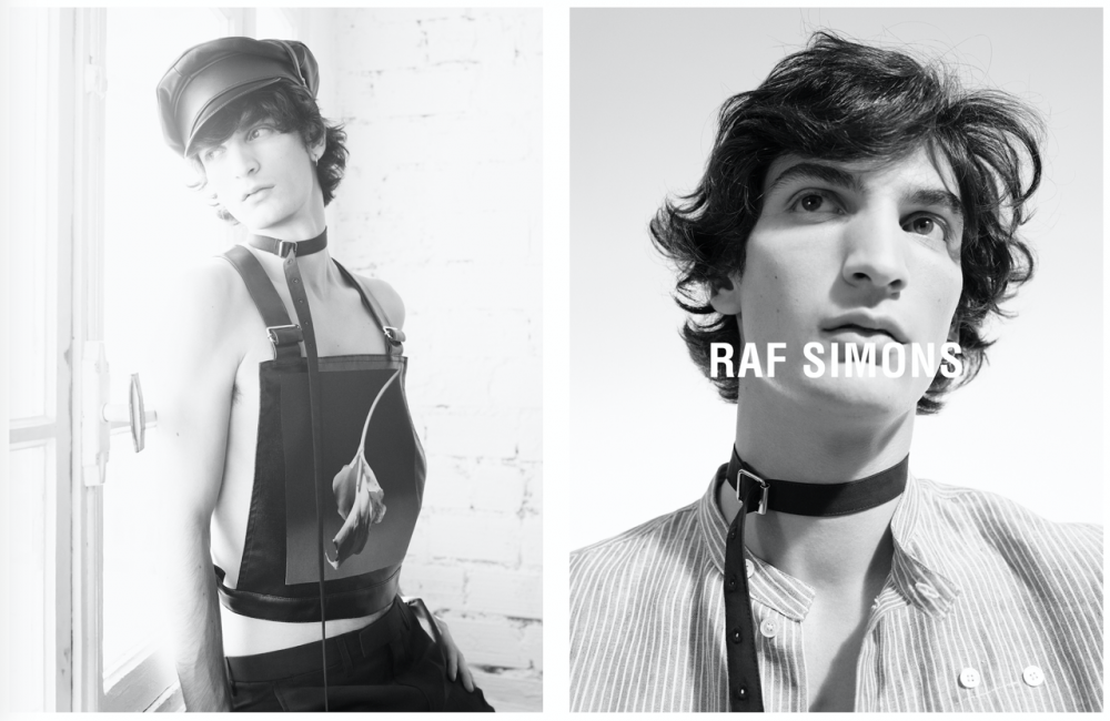 Raf Simons以 Robert Mapplethorpe為靈感的2017春夏廣告大片
