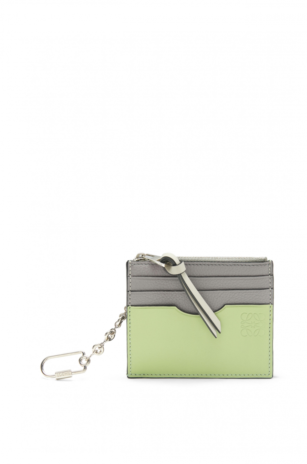 LOEWE Square Cardholder-淺淡綠色。