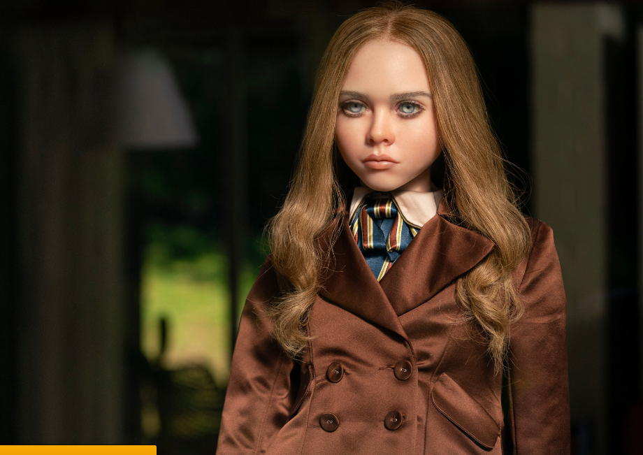 還未上映就成為話題的電影《M3GAN》。