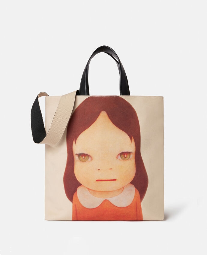 本次登場的Twins I Print Cotton Canvas Tote Bag。