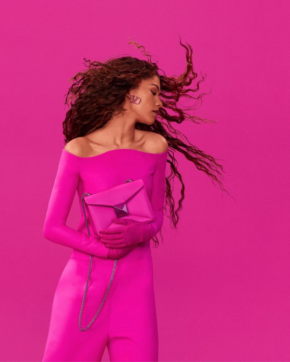 從Valentino的Pink PP開始的粉紅穿搭流行。