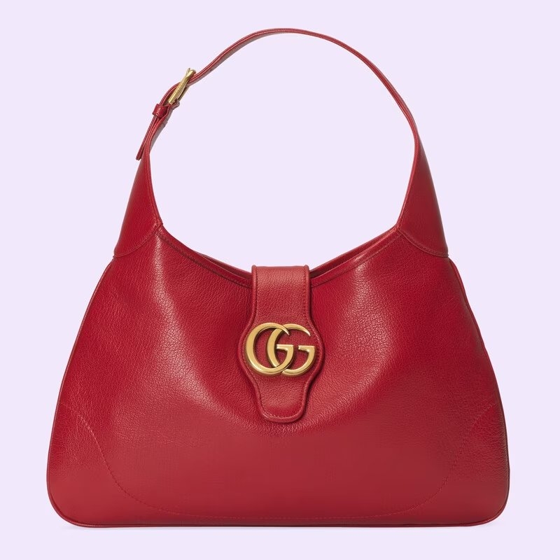 聖誕紅色款式的Gucci Aphrodite Medium Shoulder Bag。