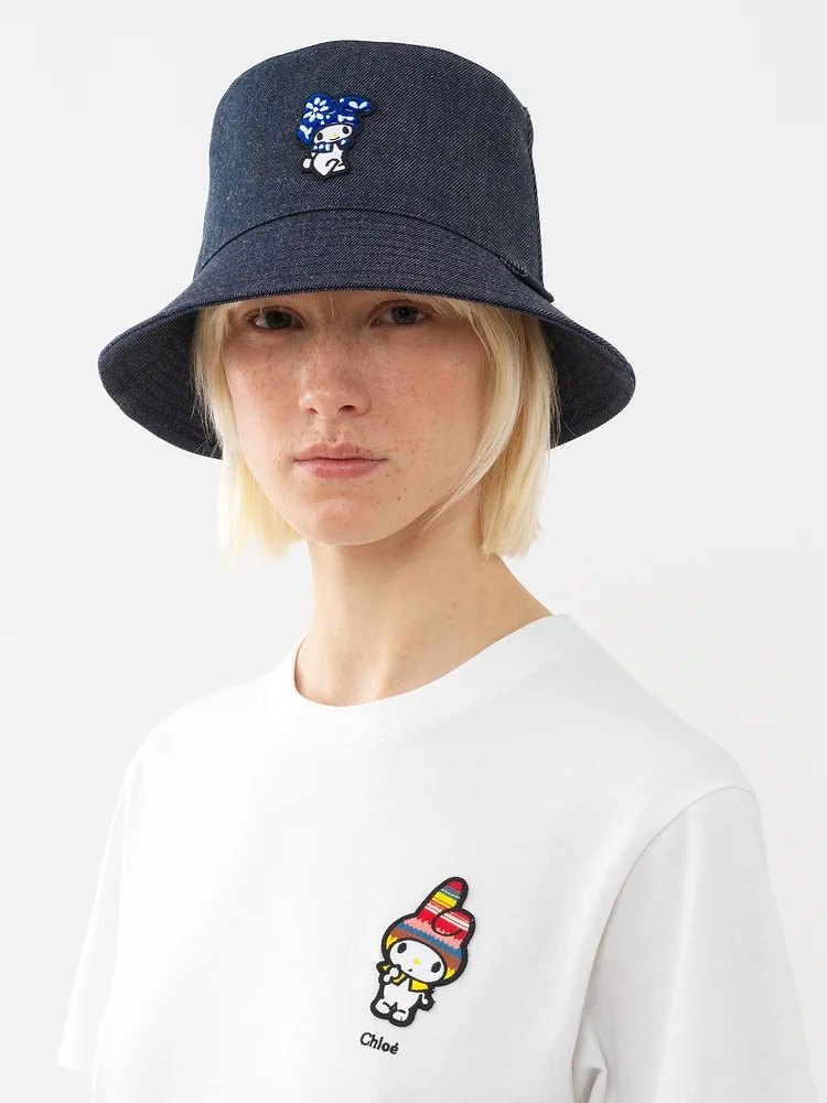 以可愛Melody點綴的My Melody for Chloé Bucket Hat。