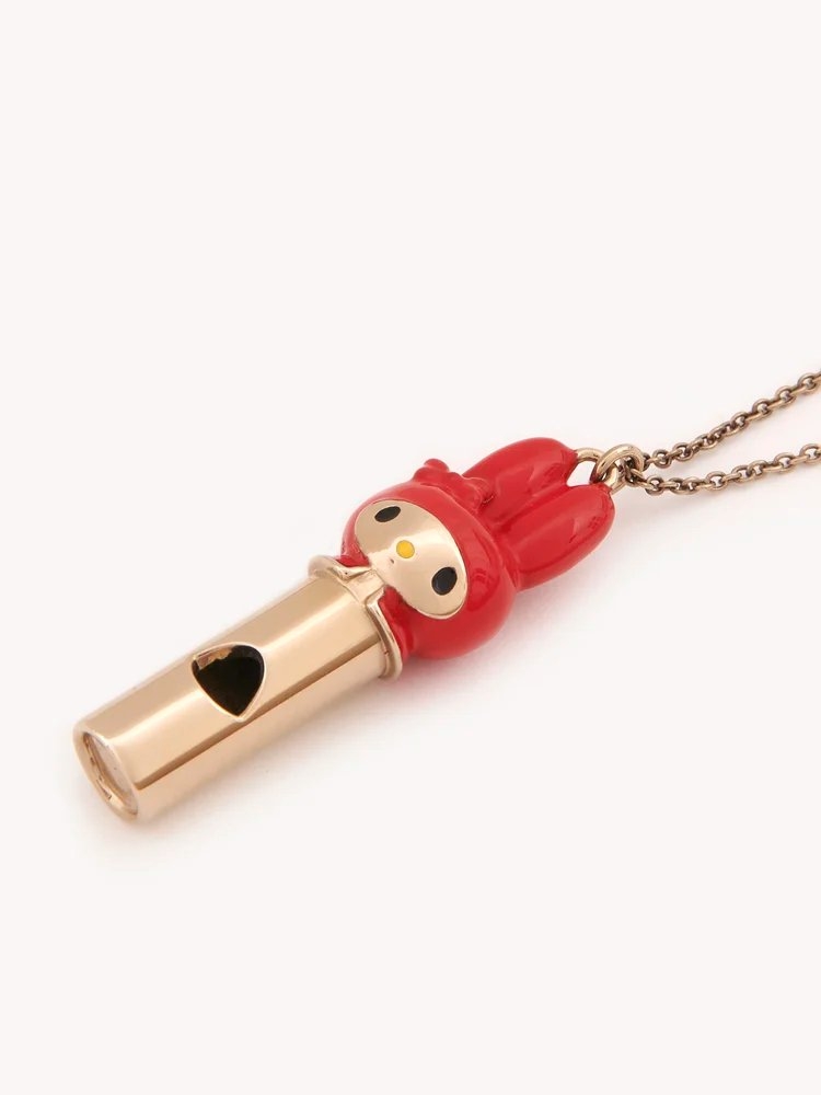 設計成口哨造型的My Melody for Chloé Necklace。