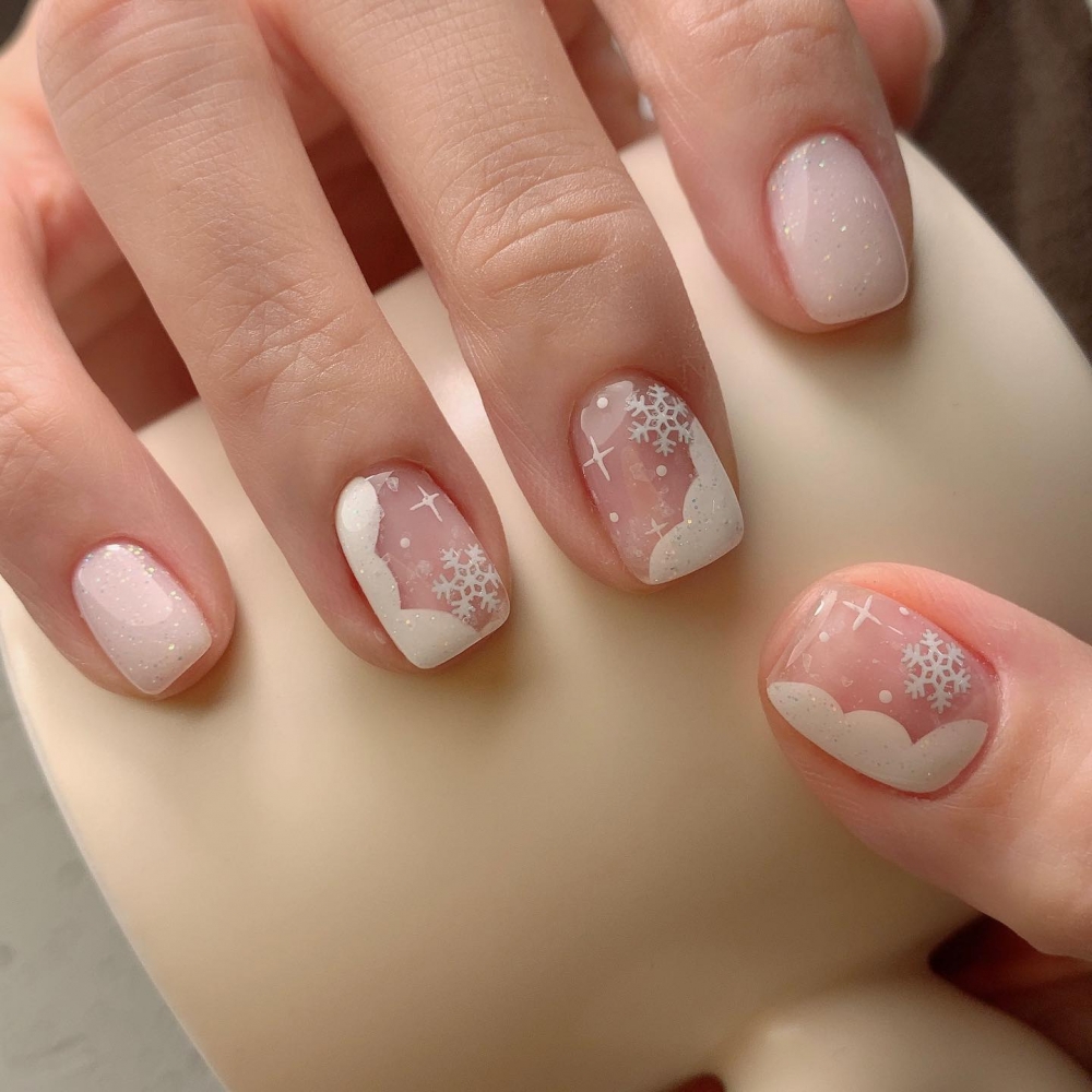 雪花圖案為你捎來冬季陣陣的微冷氣息