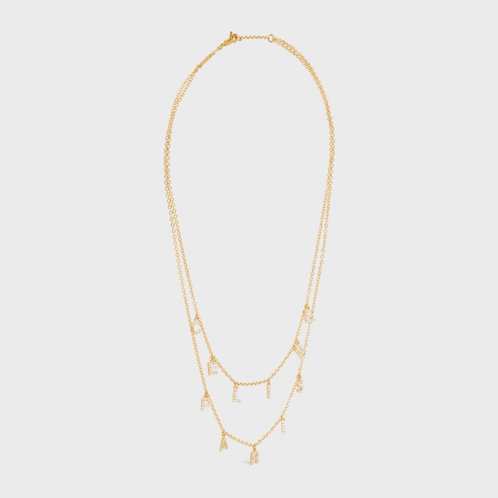 CELINE Paris Double Necklace