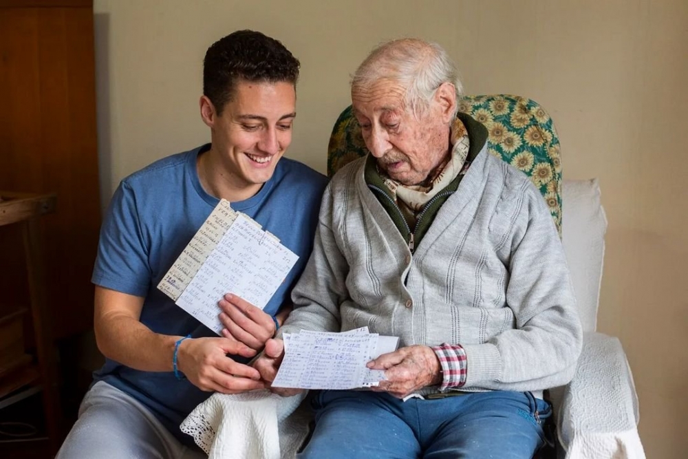 美斯親自拍影片給Hernán Mastrángelo。