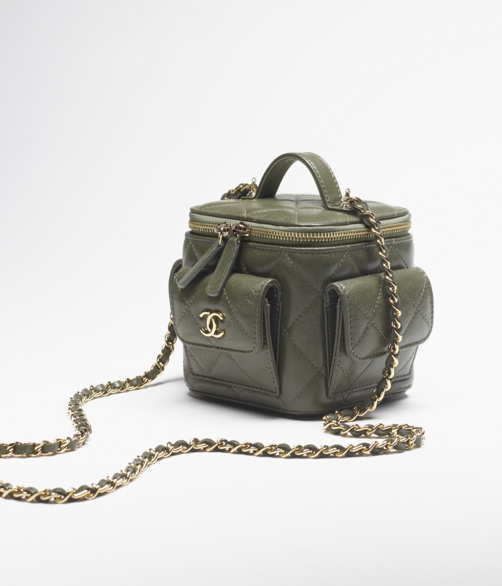 CHANEL Vanity with Chain鏈子化妝包