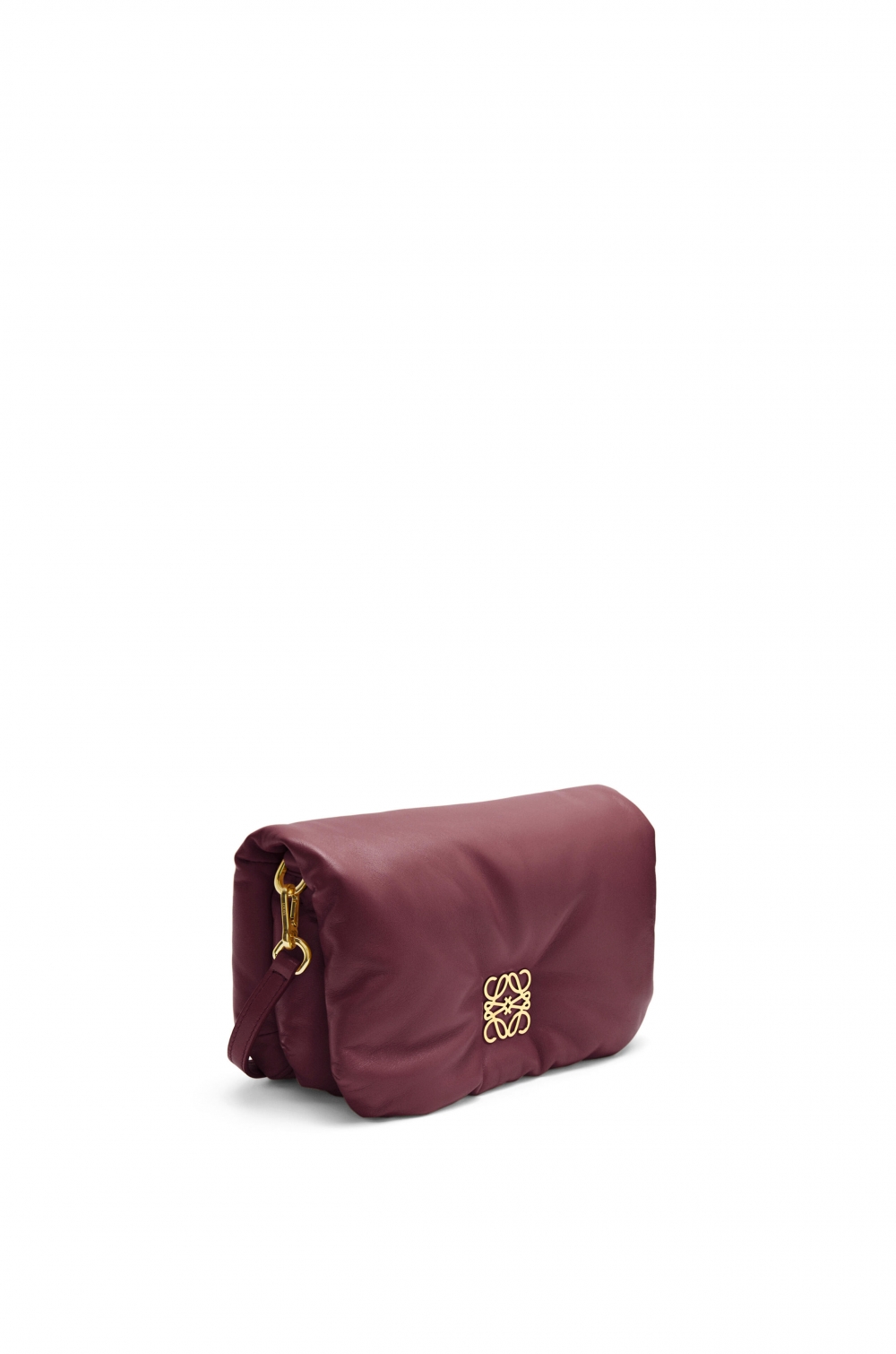 LOEWE Mini Puffer Goya Bag-Burgundy