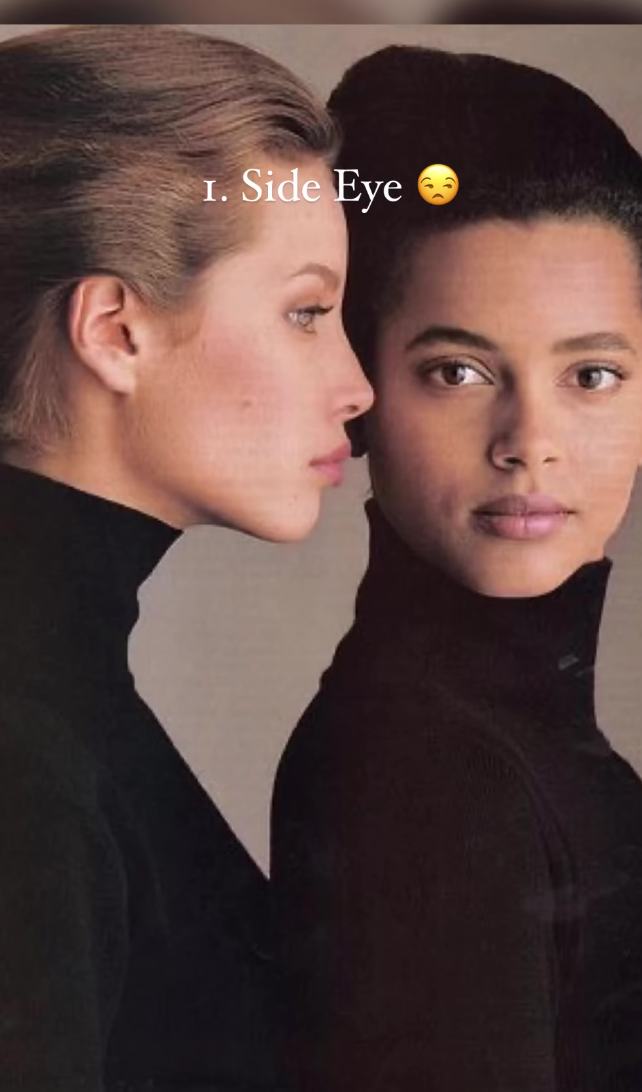 她們所致敬的時尚大片。