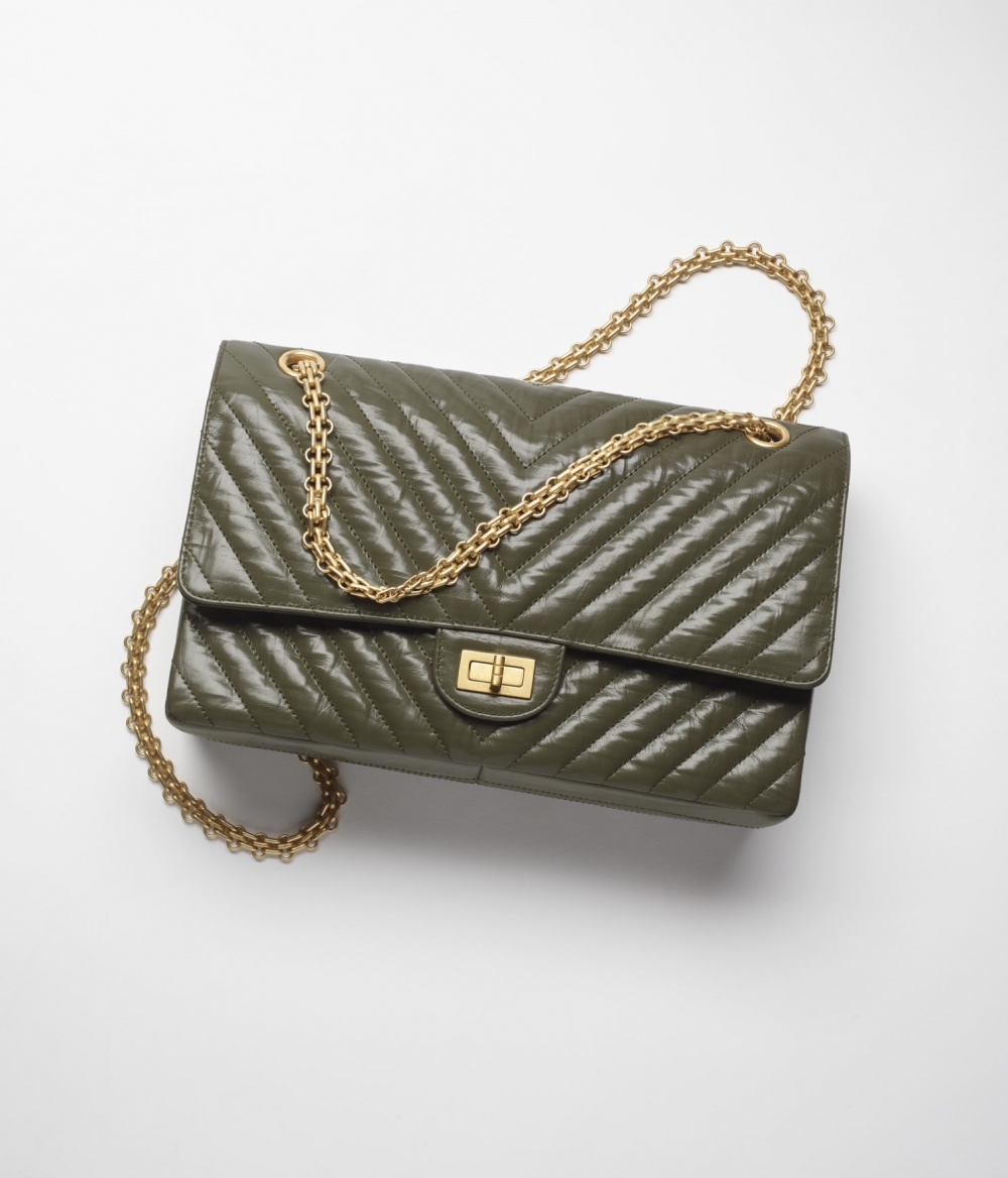 CHANEL 2.55大型口蓋包