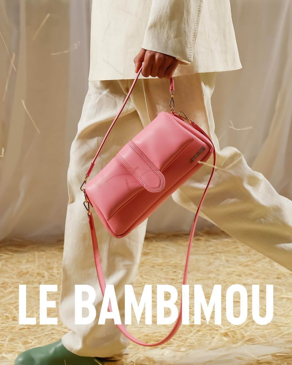 Le Bambimou皮革手袋