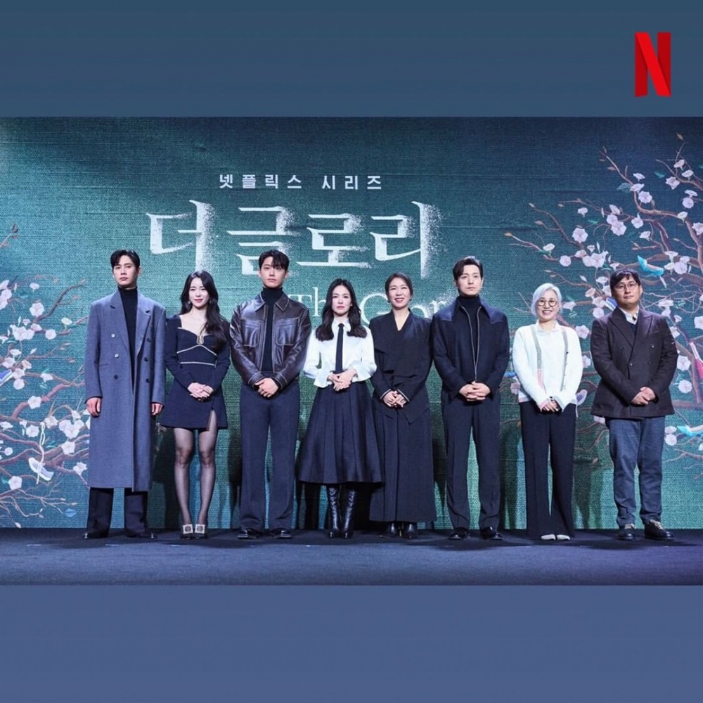 近日宋慧喬為新戲《The Glory》宣傳現身。