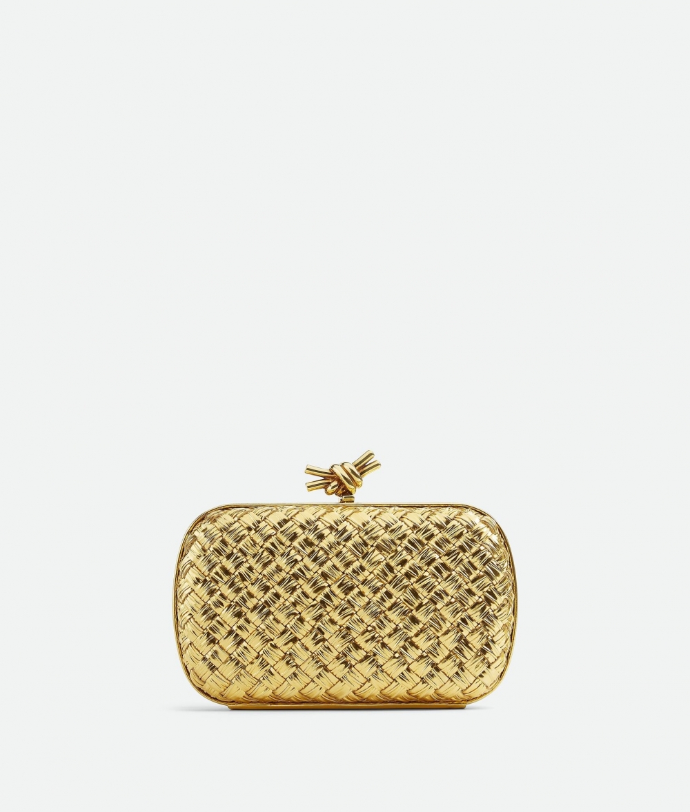 金色的Knot Minaudiere。