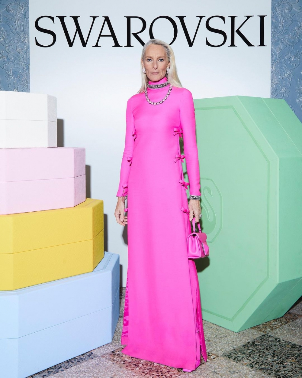 她出席SWAROVSKI的活動。