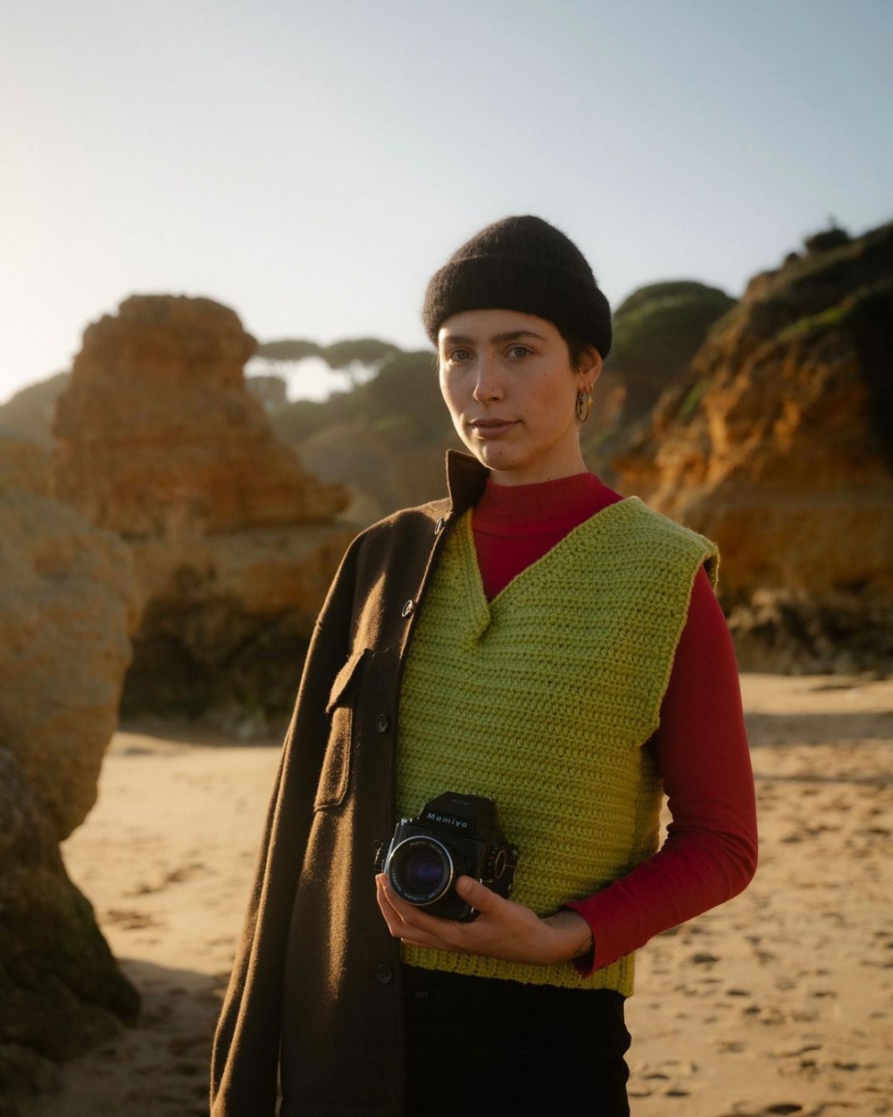 她也十分熱愛攝影,並在IG@fernsichten上分享。