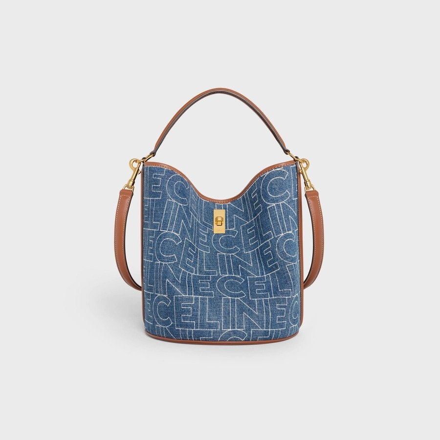 Bucket 16 Bag in Denim