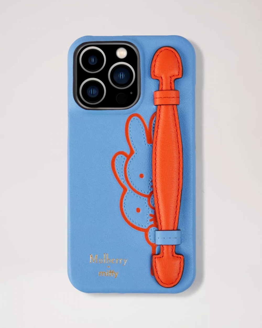 附有貼心手握把設計的Mulberry x Miffy - iPhone 13 Pro Case with Handle。