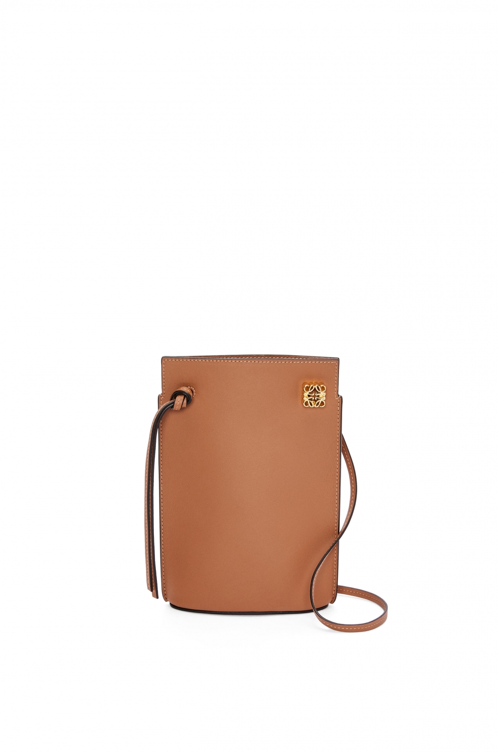 【国内発送】Dice pocket in classic calfskin Pebble Dice pocket in classic calfskin Brown - LOEWE