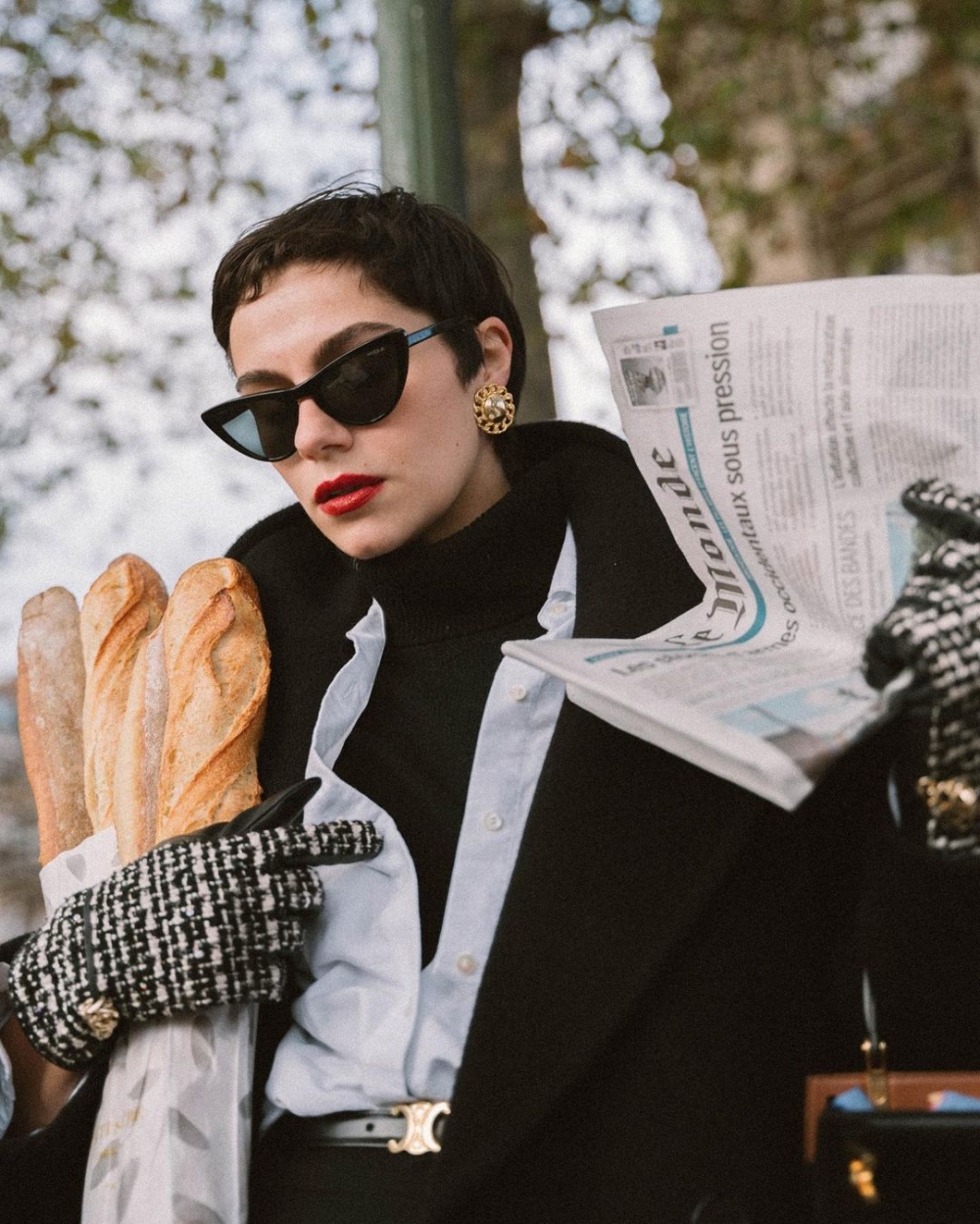 時尚博主Yevgeniya Topyer-Krist。