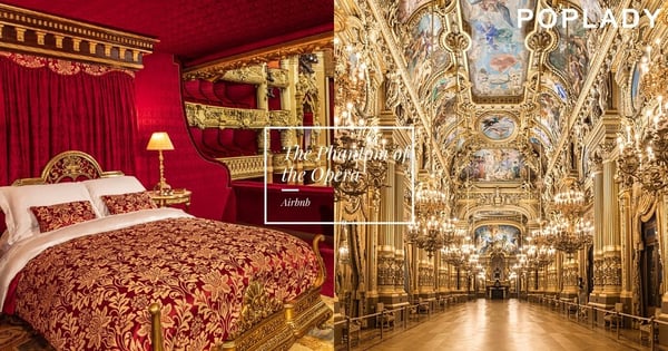 在《歌劇魅影》富麗堂皇的包廂睡一晚：Airbnb × 巴黎歌劇院攜手推出全新住宿體驗！