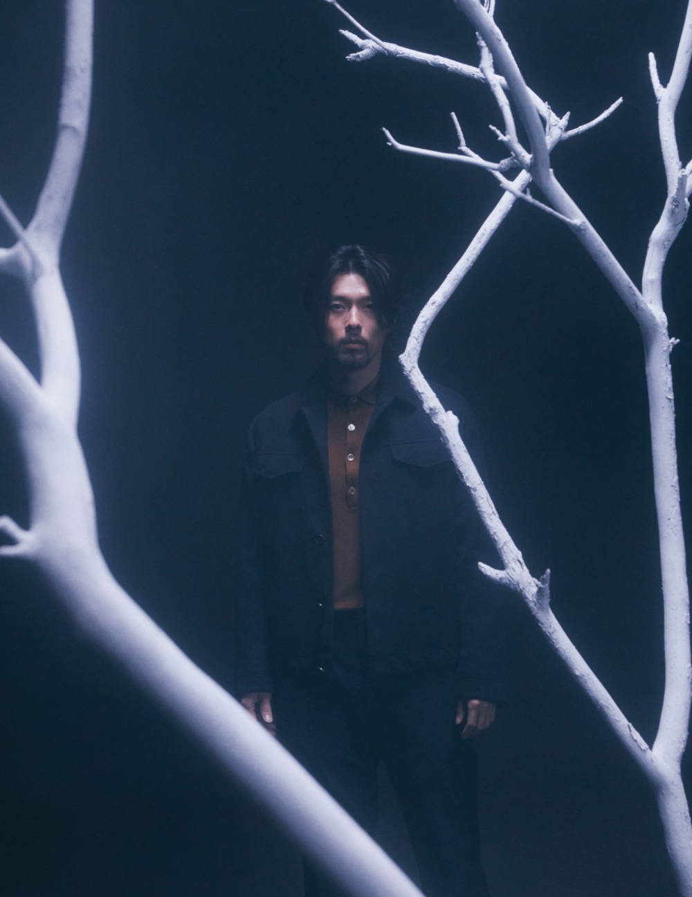 背景彷彿是一座迷霧森林。