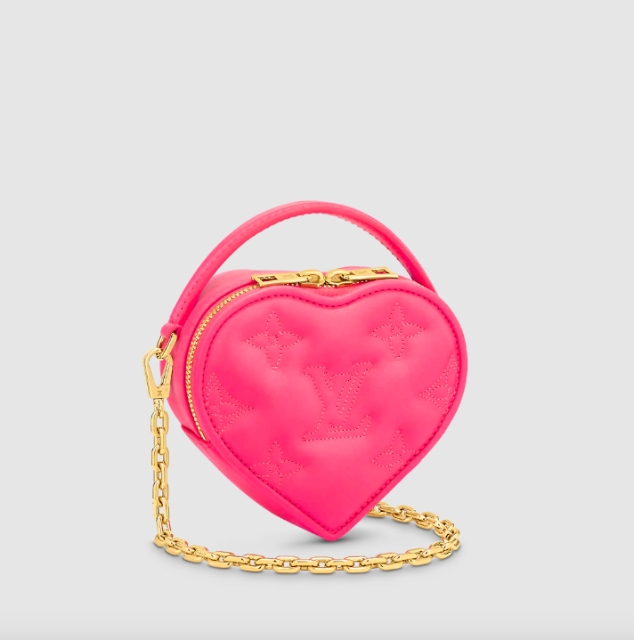 火龍果粉紅色的Pop My Heart Pouch。