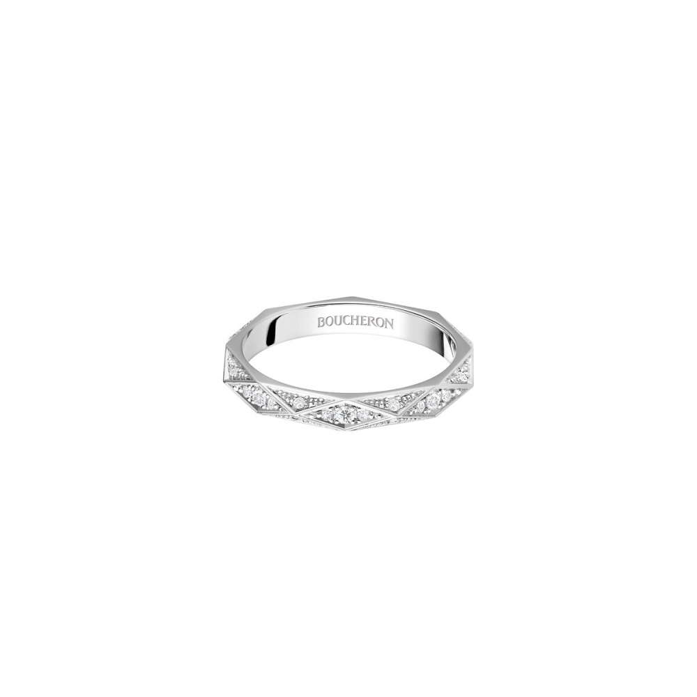 Boucheron facette婚戒