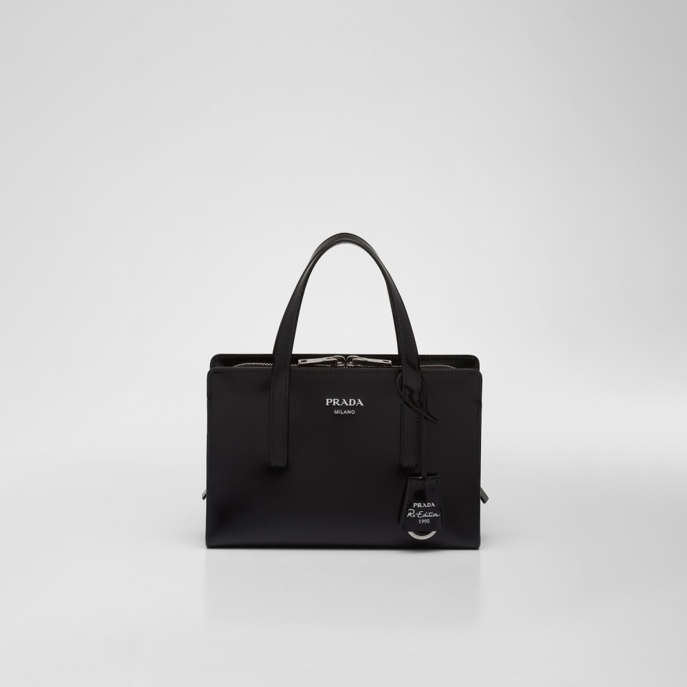 軟墊納帕軟皮Prada Re-Edition掛肩袋