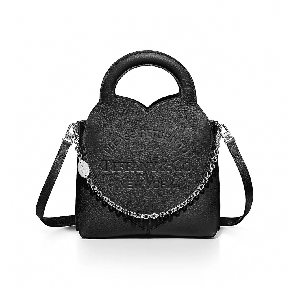 Return to Tiffany® Mini Tote Bag-Black