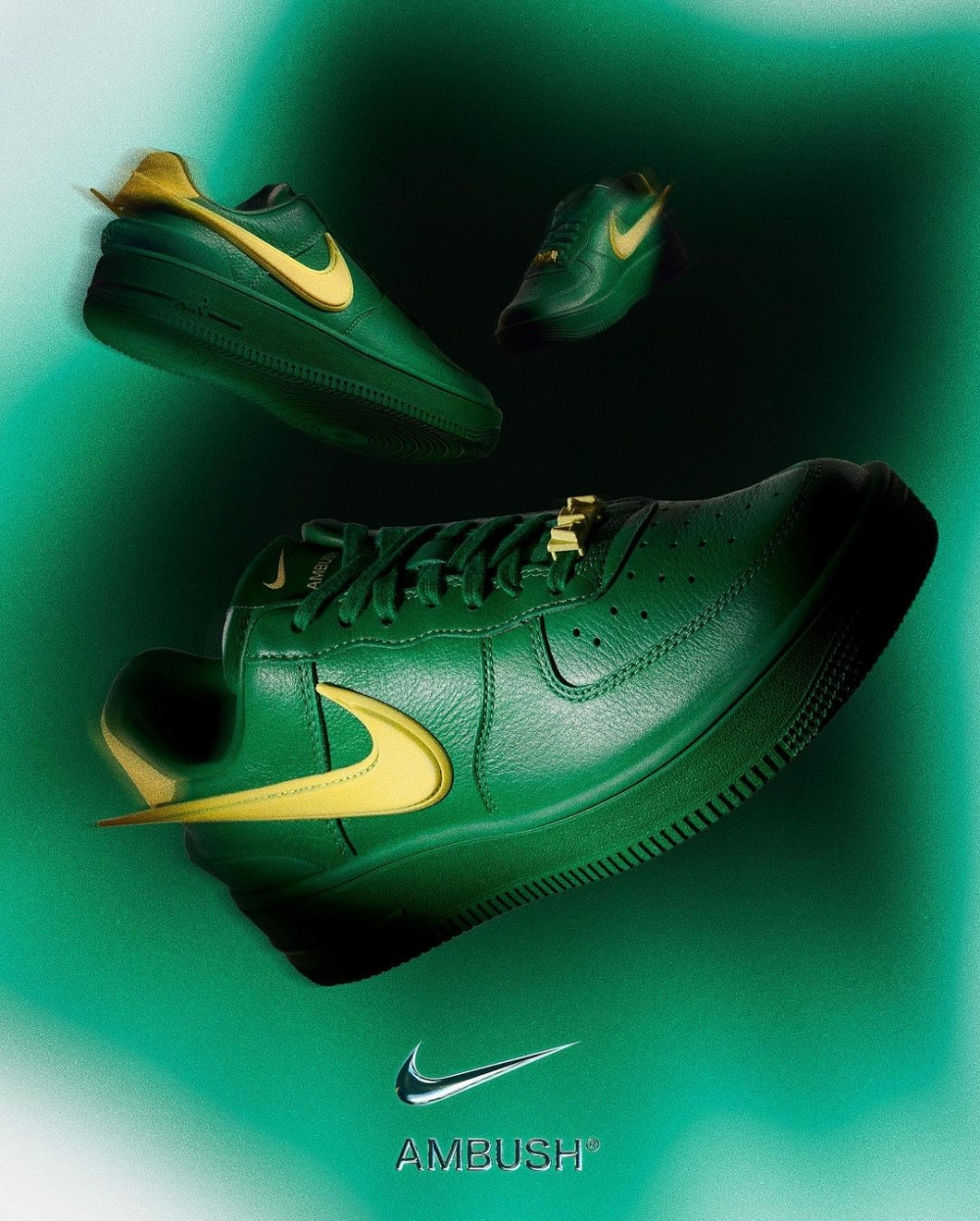 AMBUSH x Nike Air Force 1「Green」