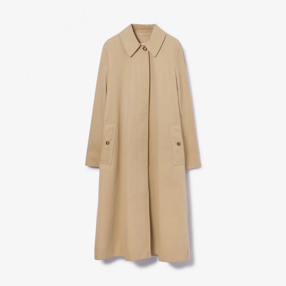 有著相似設計的Gathered Panel Tropical Gabardine Oversized Car Coat。