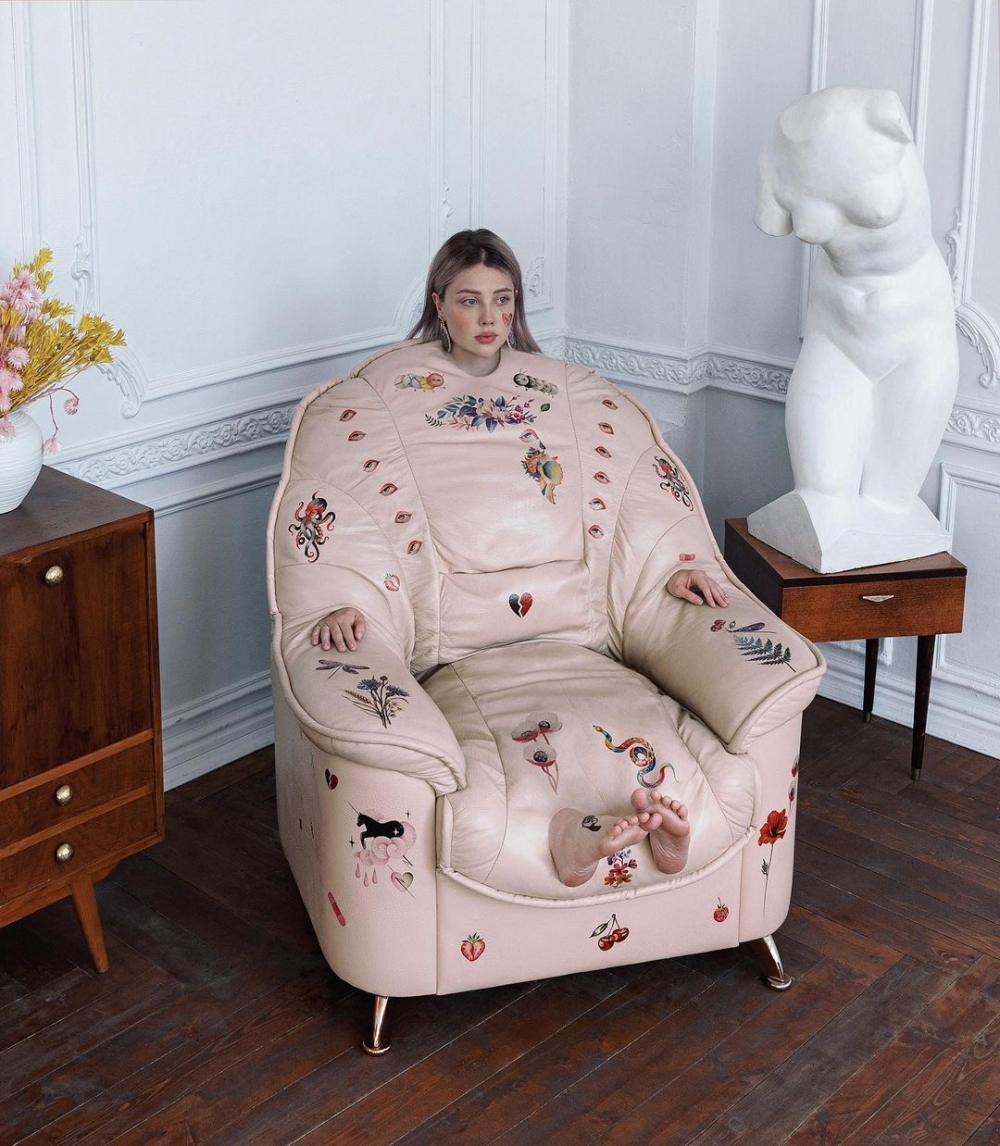 Ellen Sheidlin將把自己變成一幅巴洛克風格的畫作