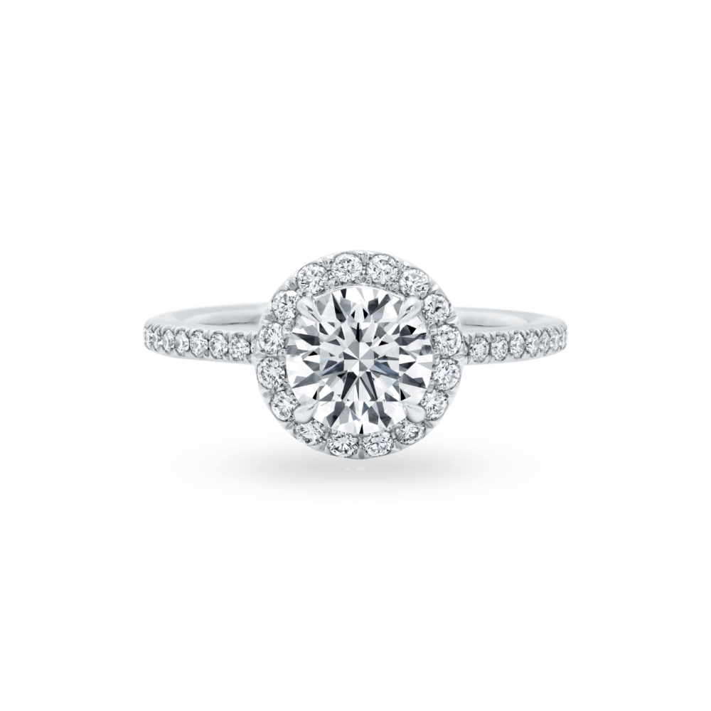 Harry Winston The One圓形明亮式切工訂婚鑽戒
