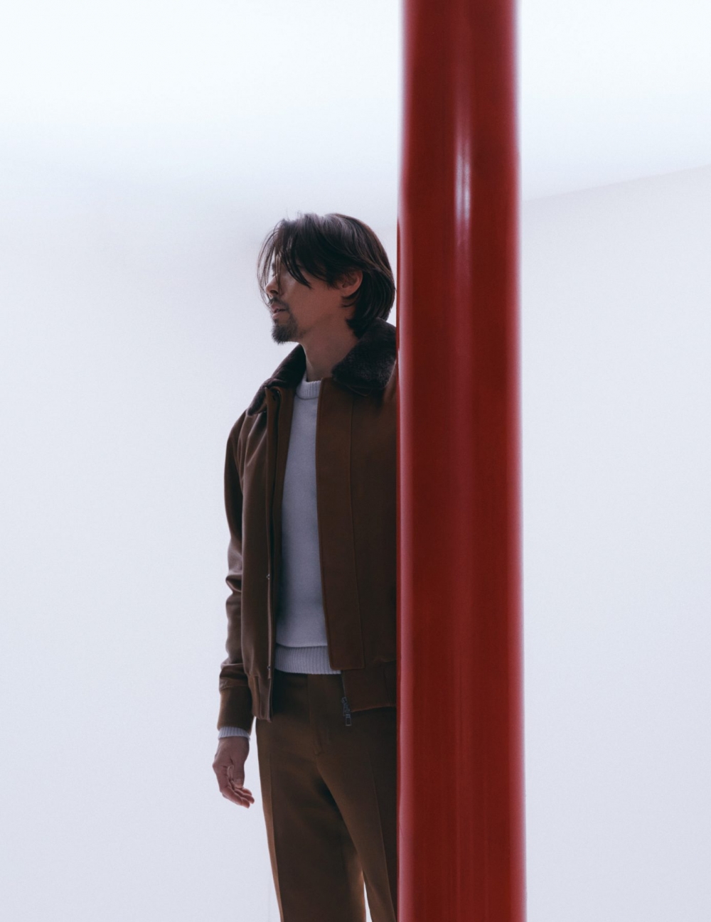 接下來場景改成白色的背景。