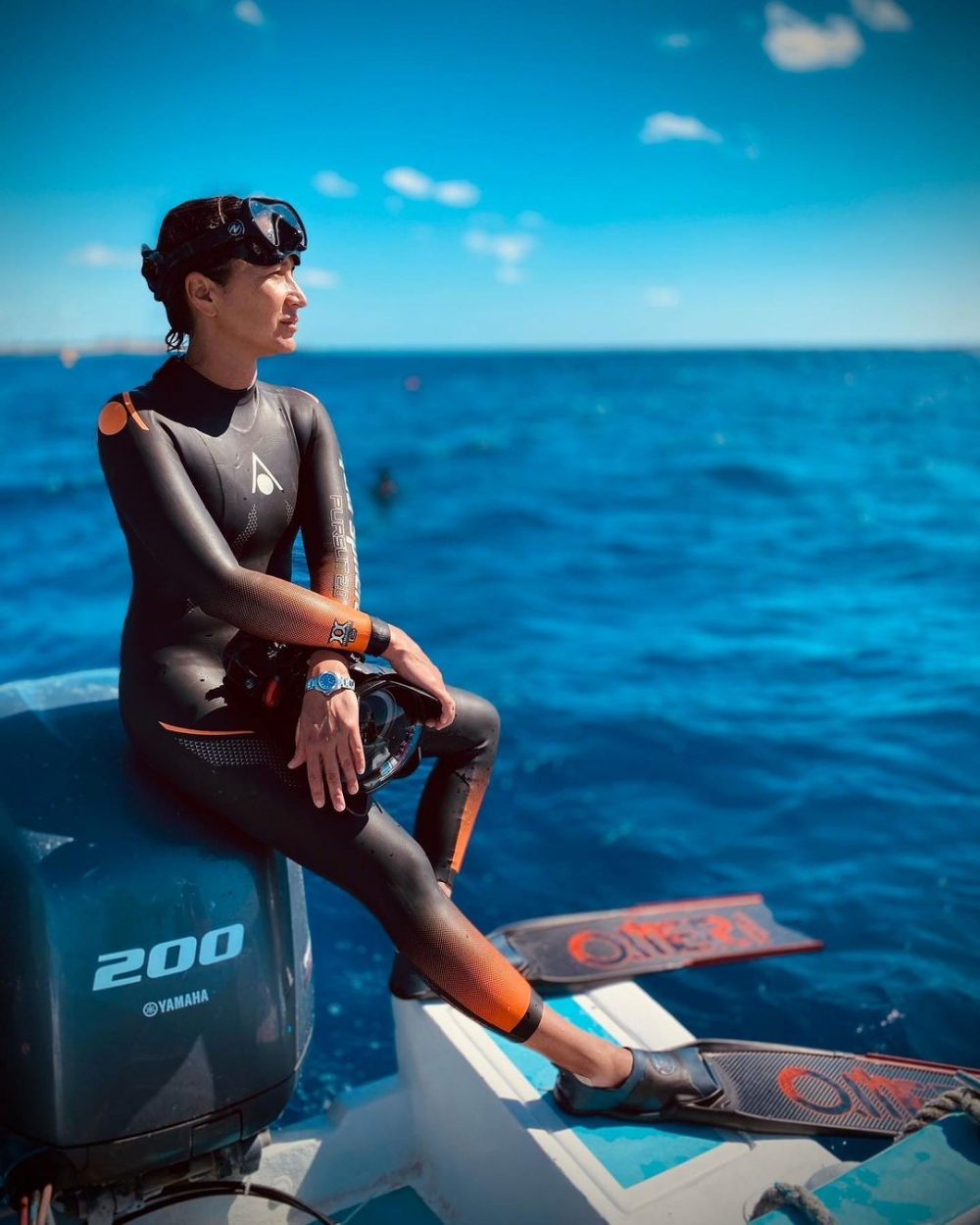 Julie Gautier是自由潛水者、水下攝影師、導演