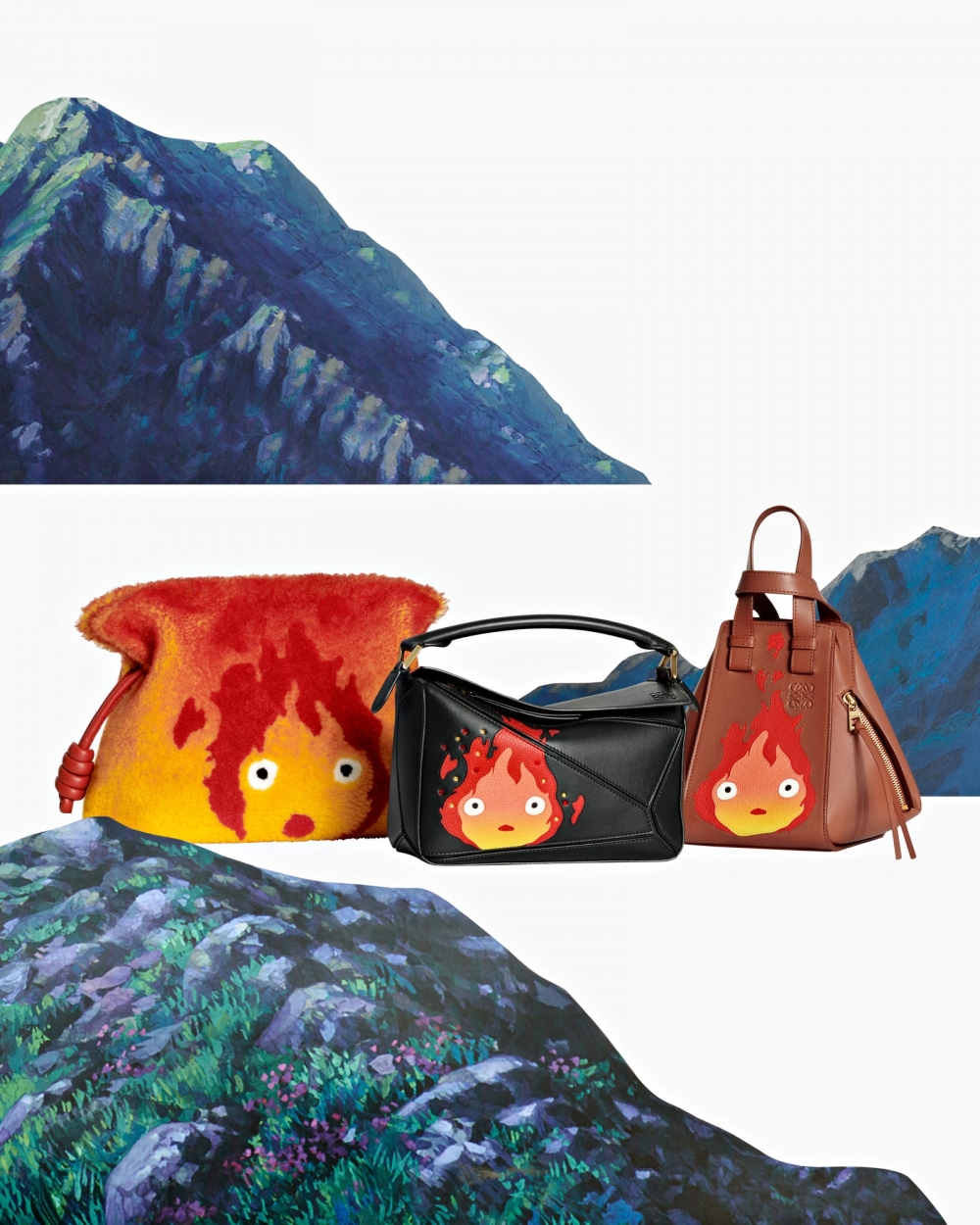 LOEWE x《哈爾移動城堡》聯名包款