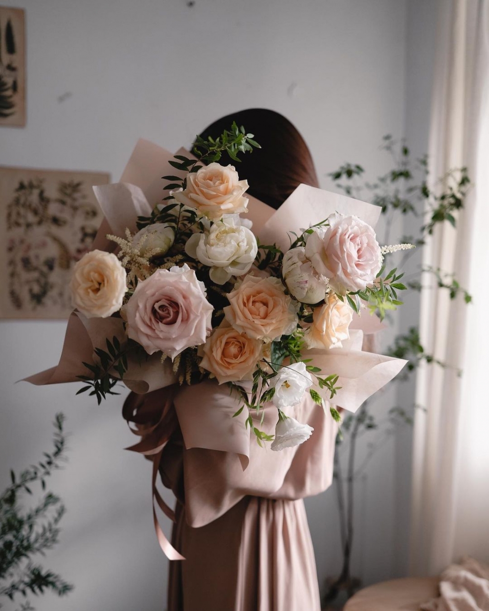 量身客製的專屬花束。