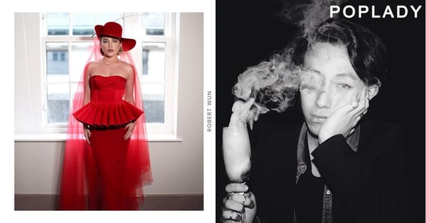 美到發寒的紅色禮服:Florence Pugh今年首個Look獻給Robert Wun,第一位闖進巴黎高訂時裝週的香港設計師