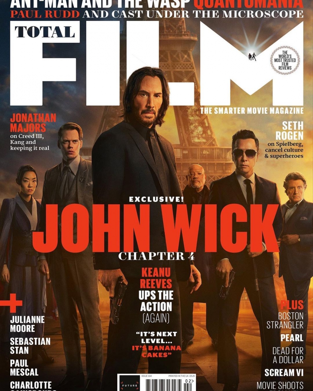 她也在即將上映的電影《殺神John Wick 4》中演出。