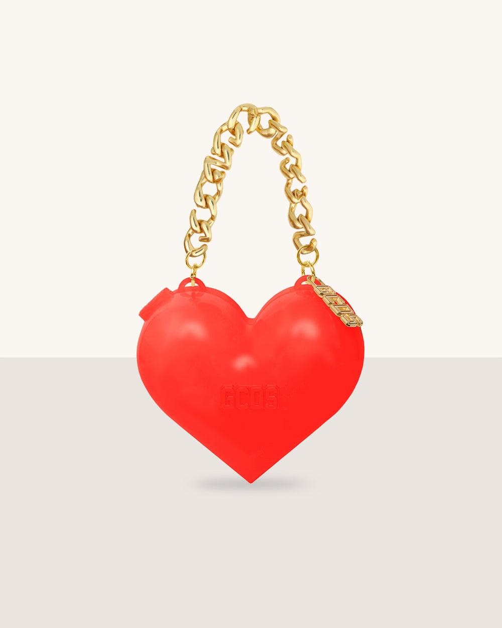 同款不同配色的Muse Heart Bag Red。