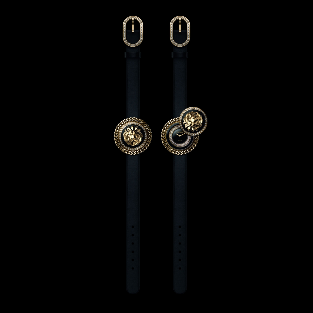 Mademoiselle Prive 獅子鈕扣腕錶