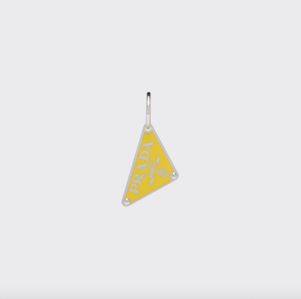 Smalto Jewels左耳吊墜耳環。
