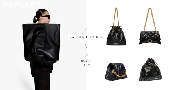 黑色調的經典火花:揹上Balenciaga全新Crush Tote 、Puffer Bag是如此奢華摩登!