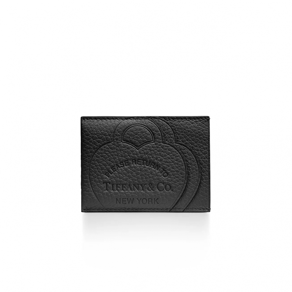 黑色的Return to Tiffany® Card Case。