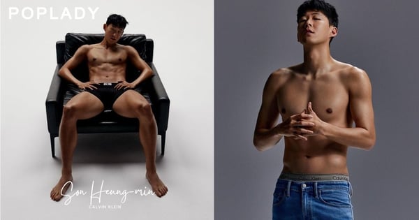 藏不住的完美體態:孫興慜為Calvin Klein大方秀身材,精實的肌肉線條讓粉絲大飽眼福