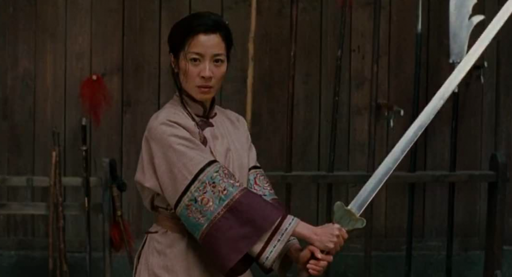 她的經典代表作《臥虎藏龍》。