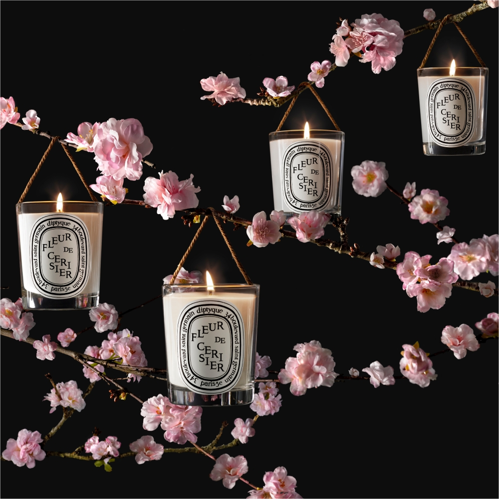 diptyque Fleur de Cerisier (Cherry Blossom) Candle 櫻花香氛蠟燭